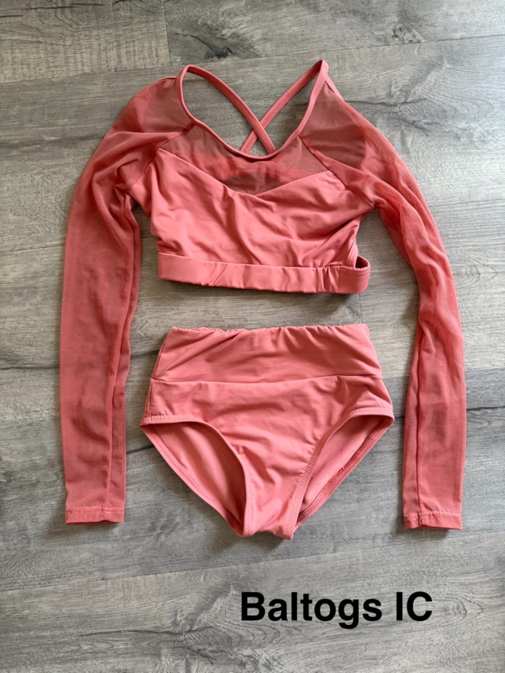Kids Long-Sleeve Two-Piece Dance Set - Baltogs IC